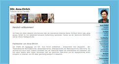 Desktop Screenshot of anna-ehrlich.com