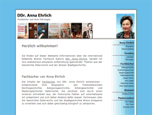Tablet Screenshot of anna-ehrlich.com